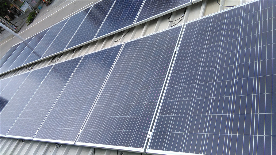 福建省泉州市梅山5KW并網太陽能光伏供電系統